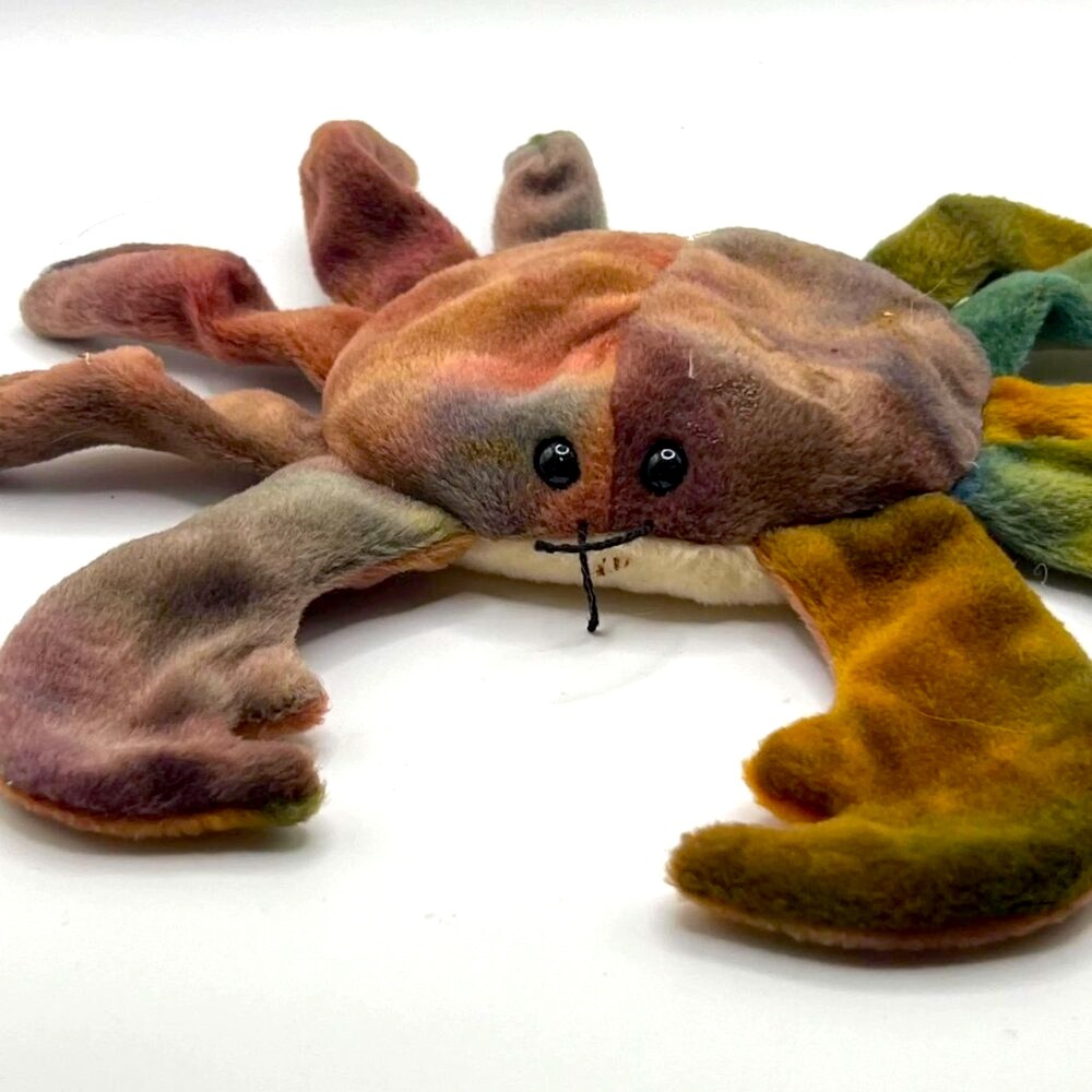 😎LAST CHANCE! $5/OR OFFERS CONSIDERED!💋 1996 Vintage Claude the crab beanie baby - Picture 2 of 6